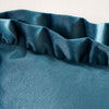 Catherine Lansfield So Soft Velvet Touch Double Frill Filled Cushion 43cm x 43cm Teal