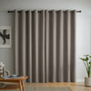 Catherine Lansfield Wilson Velvet Thermal Ready Made Eyelet Blackout Curtains Grey