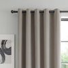 Catherine Lansfield Wilson Velvet Thermal Ready Made Eyelet Blackout Curtains Grey
