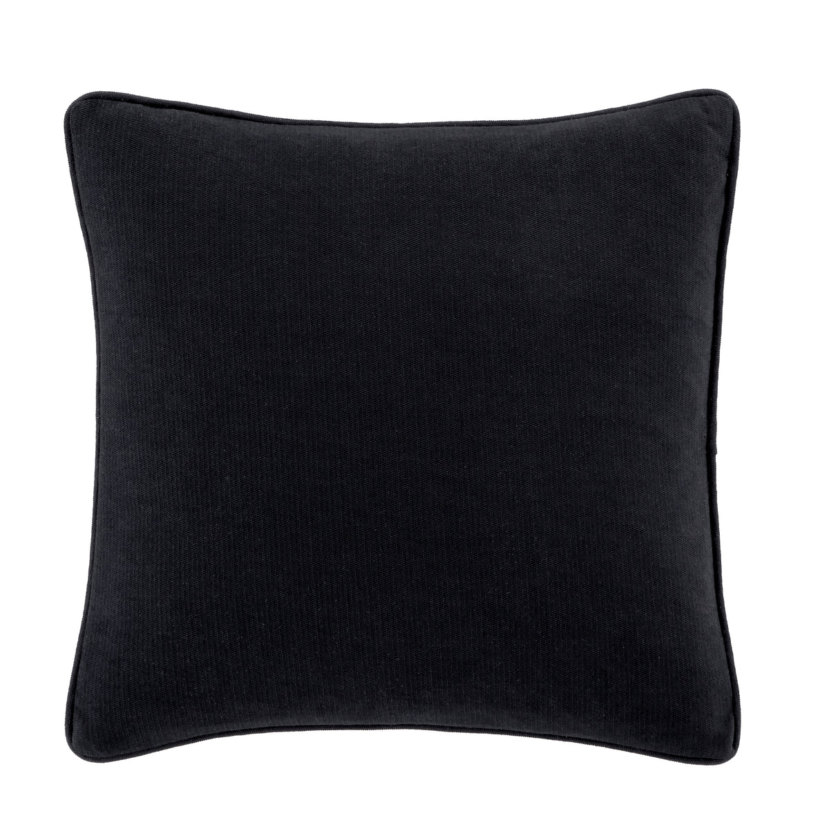 Catherine Lansfield Wilson Velvet Filled Cushion 45cm x 45cm Black