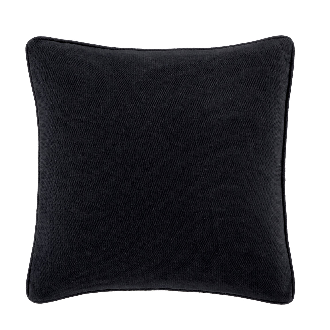 Catherine Lansfield Wilson Velvet Filled Cushion 45cm x 45cm Black