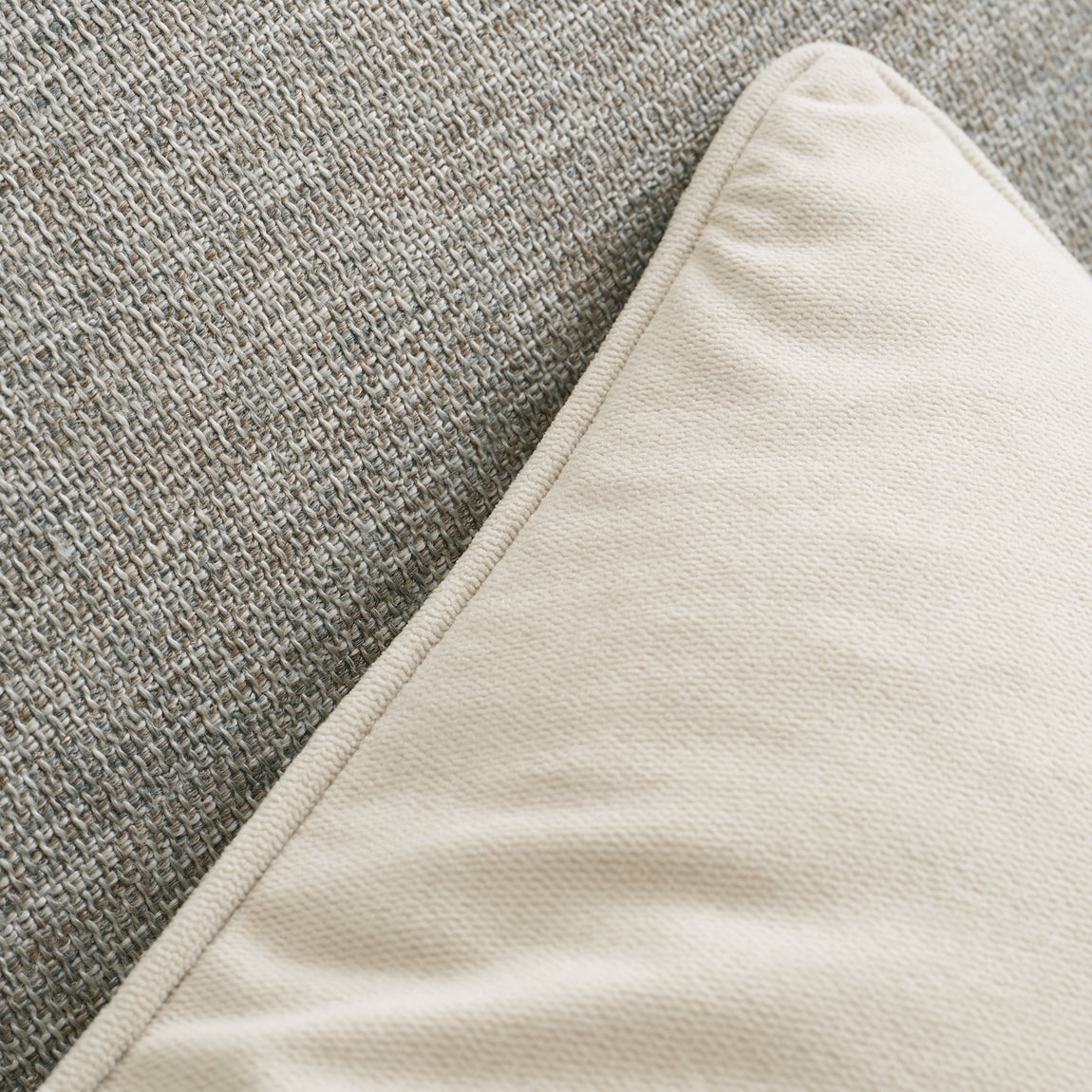 Catherine Lansfield Wilson Velvet Filled Cushion 45cm x 45cm Natural