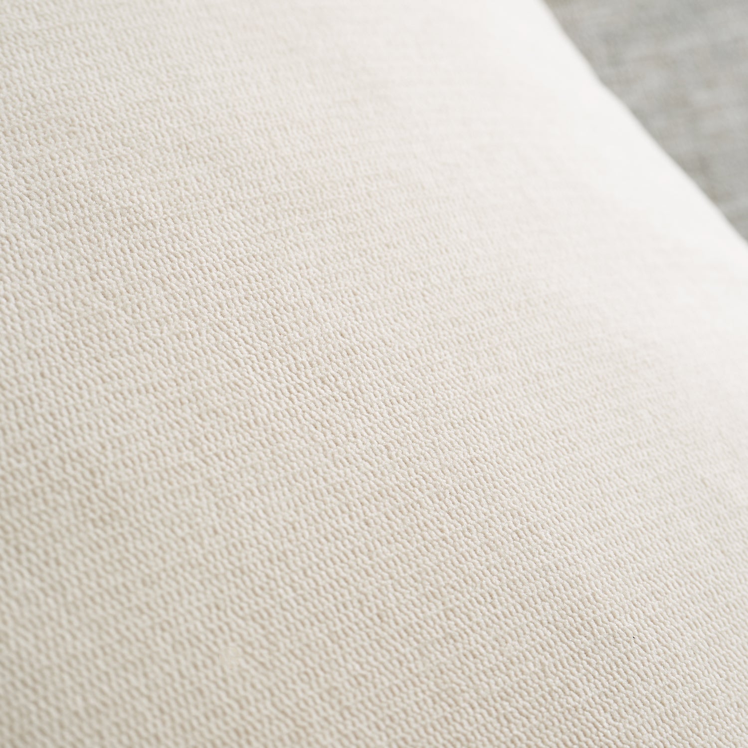 Catherine Lansfield Wilson Velvet Filled Cushion 45cm x 45cm Natural