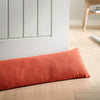 Catherine Lansfield Wilson Velvet 90cm x 20cm Draught Excluder Terracotta