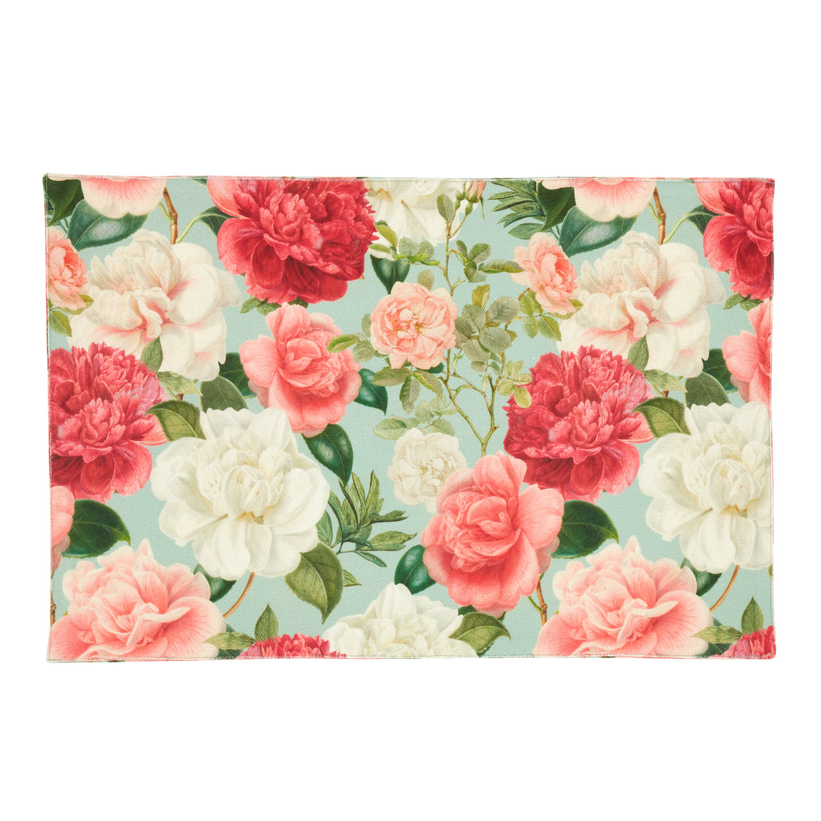 The Royal Horticultural Society Pair of Rose Garden 34x46cm Placemats Green