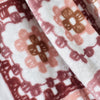 Catherine Lansfield Crochet Print 130cm x 170cm Throw Pink