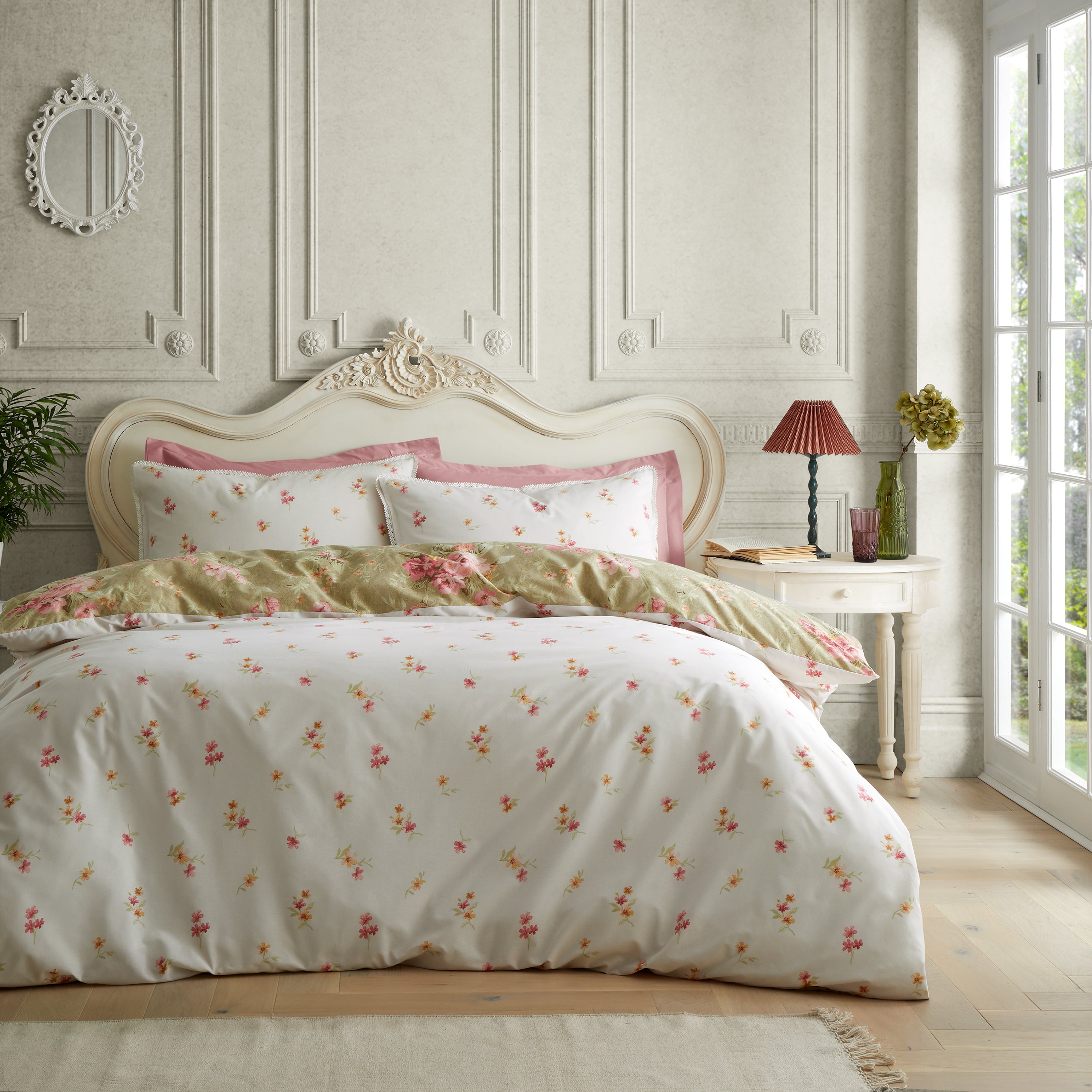 Catherine Lansfield Bridgerton Penelope Floral omkeerbare kingsize Catherine Lansfield Bridgerton Penelope Floral omkeerbare kingsize