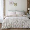 Catherine Lansfield Ella Poppy Duvet Cover Bedding Set Cream