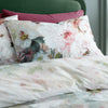Royal Horticultural Society Rose Bloom Reversible Duvet Cover Bedding Set Pink