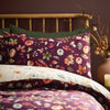 Catherine Lansfield Autumn Pumpkins Duvet Cover Bedding Set Plum