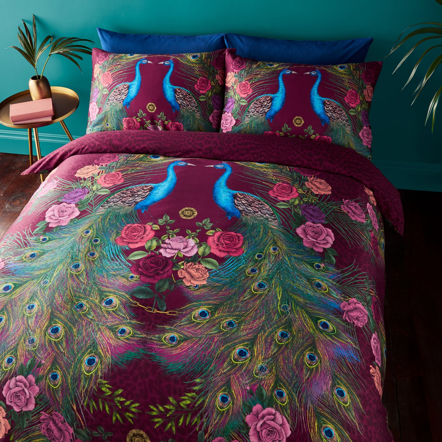 Matthew Williamson Xanadu Duvet Cover Bedding Set Plum