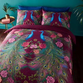 Matthew Williamson Xanadu Duvet Cover Bedding Set Plum