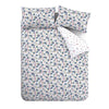 Bianca Brushed Ophelia Floral Duvet Cover Bedding Set Blue
