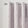 Catherine Lansfield Grasmere Floral Ready Made Eyelet Curtains 66'' x 90'' Lilac