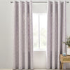 Catherine Lansfield Grasmere Floral Ready Made Eyelet Curtains 66'' x 90'' Lilac