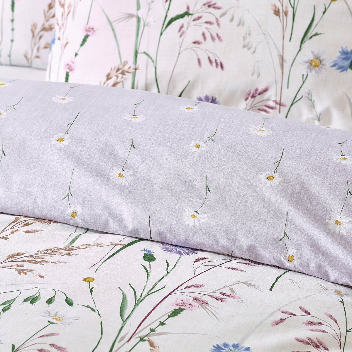 Catherine Lansfield Grasmere Floral Reversible Duvet Cover Bedding Set Lilac