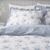 Catherine Lansfield Lucie Floral Reversible Duvet Cover Bedding Set Blue