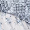 Catherine Lansfield Lucie Floral Reversible Duvet Cover Bedding Set Blue