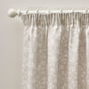 Catherine Lansfield Brooke Floral Ready Made Pencil Pleat Curtains Natural