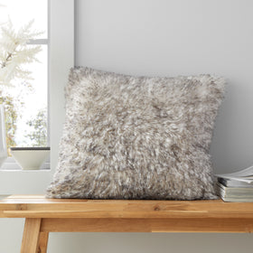 Catherine Lansfield Arctic Fox Filled Cushion 45cm x 45cm Grey