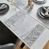 Catherine Lansfield Deco Sequin Four x Placemats Silver