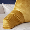 Catherine Lansfield Kingsley Matt Velvet Support Filled Cushion Ochre