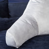 Catherine Lansfield Kingsley Matt Velvet Support Filled Cushion Silver