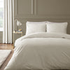 Catherine Lansfield Kingsley Matt Velvet Duvet Cover Bedding Set Cream