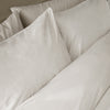 Catherine Lansfield Kingsley Matt Velvet Duvet Cover Bedding Set Cream