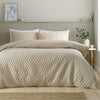 Catherine Lansfield Jacob Geo Duvet Cover Bedding Set Natural