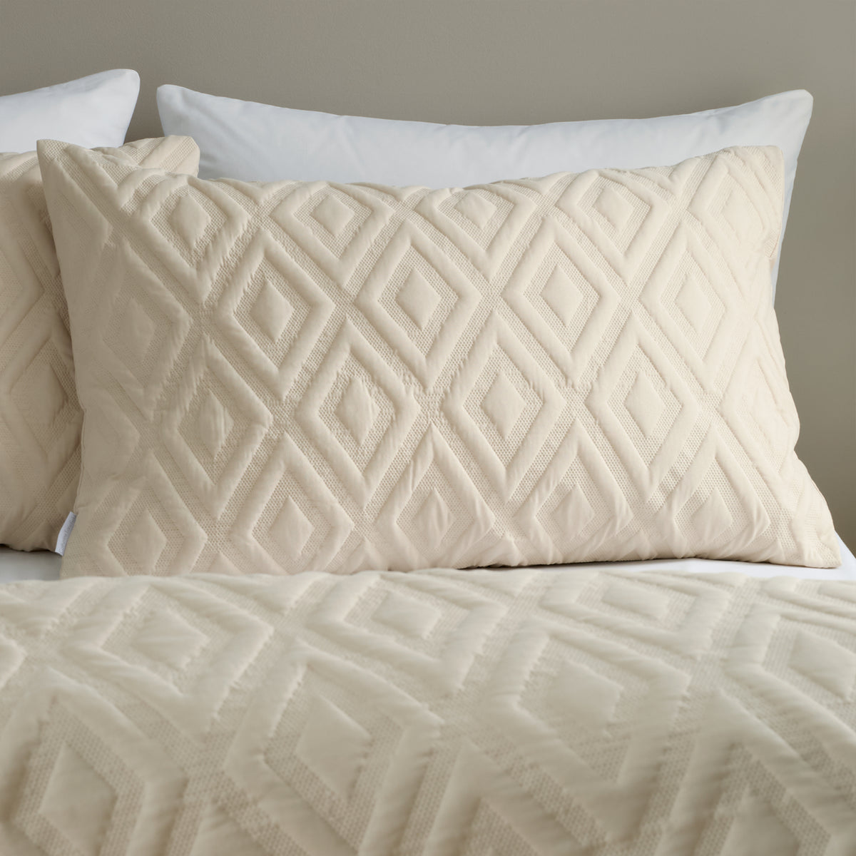 Catherine Lansfield Jacob Geo Duvet Cover Bedding Set Natural
