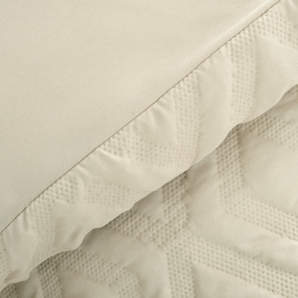 Catherine Lansfield Jacob Geo Duvet Cover Bedding Set Natural