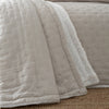 Catherine Lansfield Cosi Nori Sherpa Bedspread 220cm x 230cm Cream