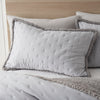 Catherine Lansfield Cosi Nori Sherpa Duvet Cover Bedding Set Silver