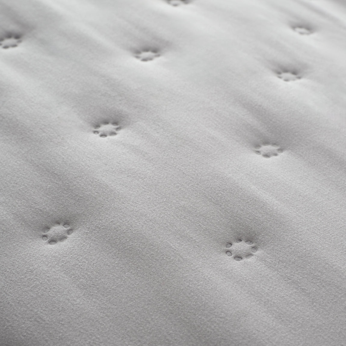 Catherine Lansfield Cosi Nori Sherpa Bedspread 220cm x 230cm Silver