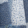 Bianca Limited Edition 220cm x 230cm Patchwork Bedspread Blue