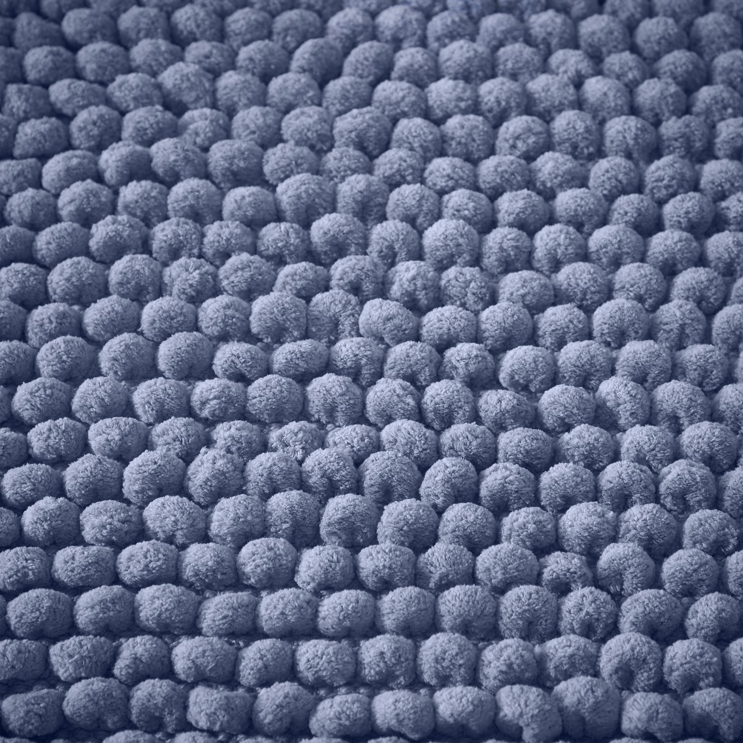 Bianca Aspen Bobble 50cm x 80cm Bath Mat Blue