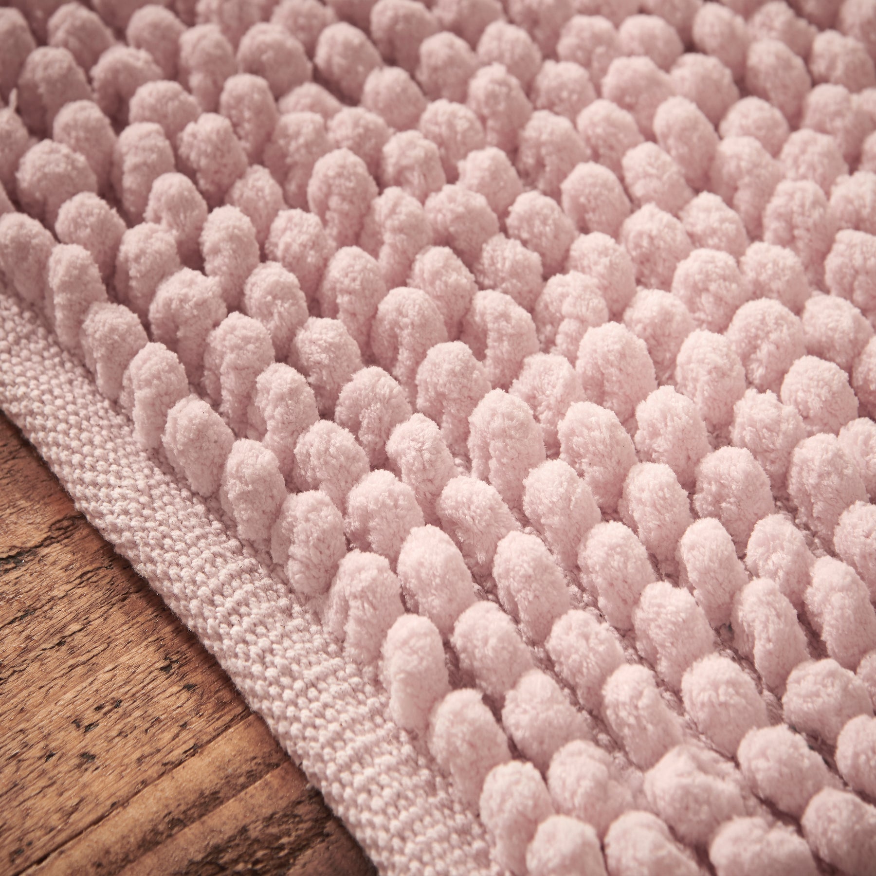 Bianca Aspen Bobble 50cm x 80cm Bath Mat Pink