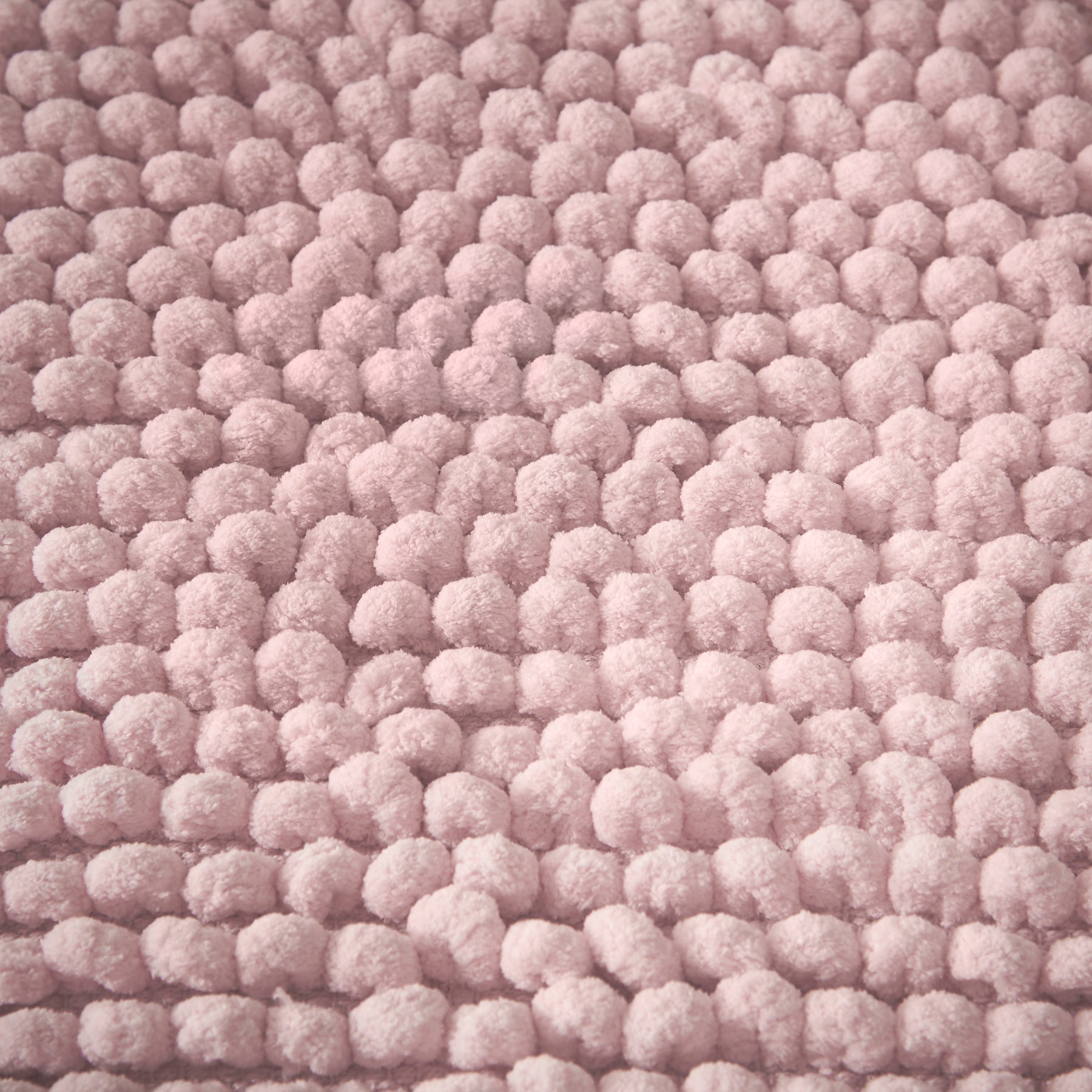 Bianca Aspen Bobble 50cm x 80cm Bath Mat Pink