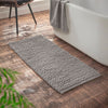 Bianca Aspen Bobble 50cm x 120cm Runner Bath Mat Grey