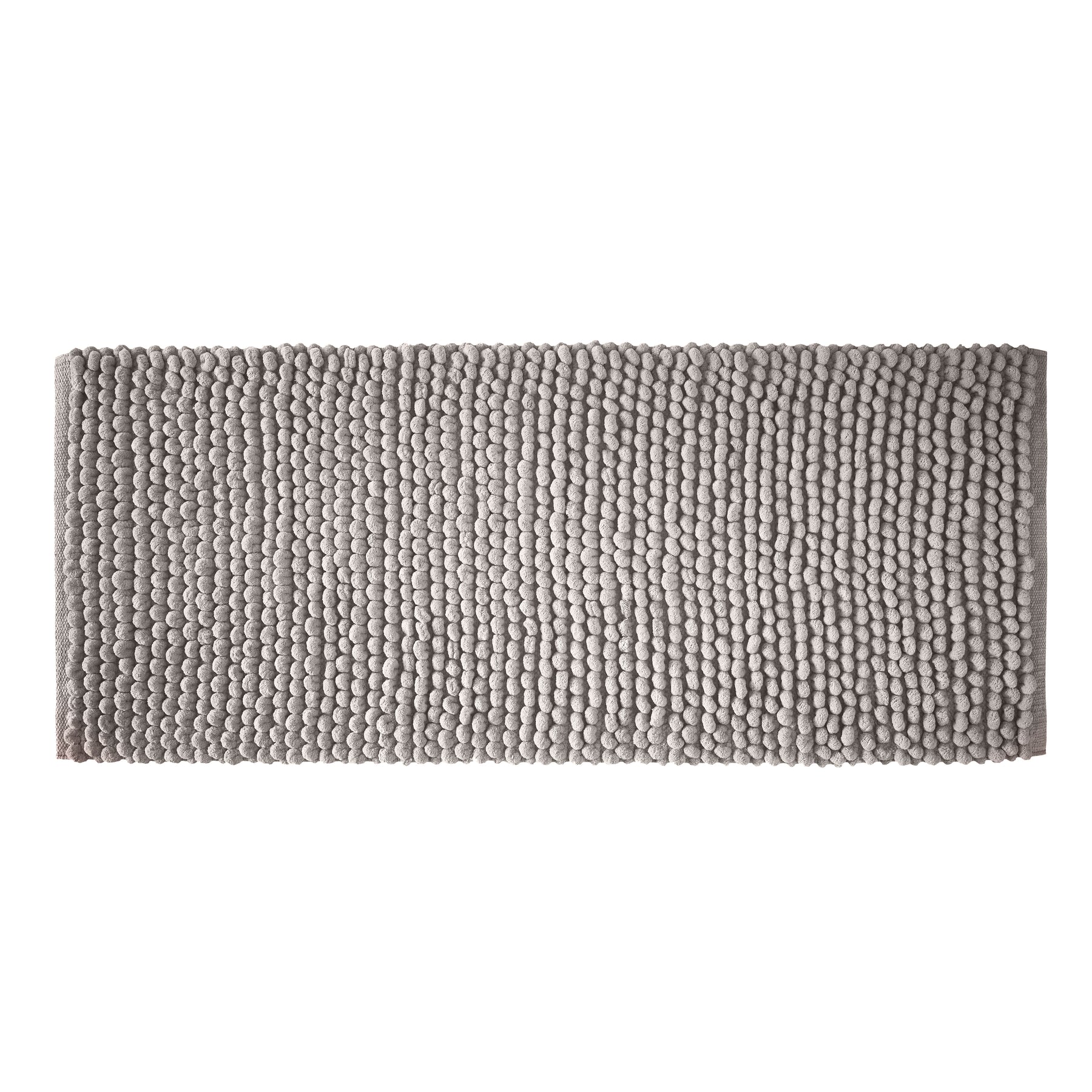 Bianca Aspen Bobble 50cm x 120cm Runner Bath Mat Grey