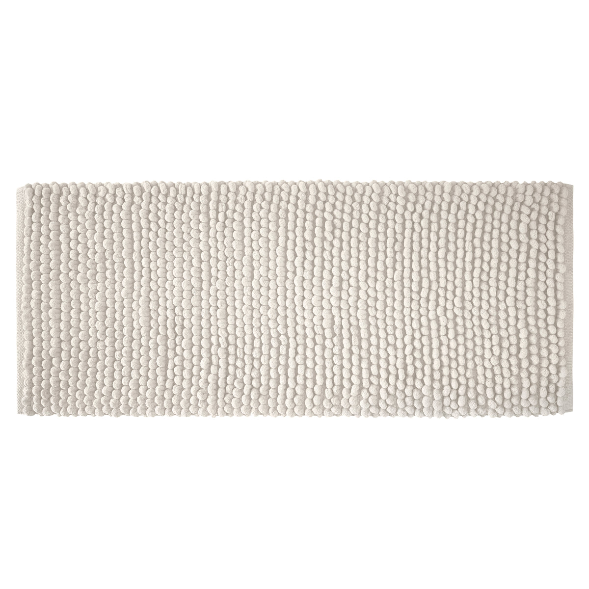 Bianca Aspen Bobble 50cm x 120cm Runner Bath Mat White
