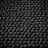 Bianca Aspen Bobble 50cm x 120cm Runner Bath Mat Black