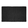 Bianca Aspen Bobble 50cm x 120cm Runner Bath Mat Black