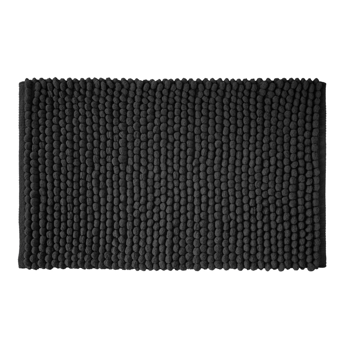 Bianca Aspen Bobble 50cm x 80cm Bath Mat Black
