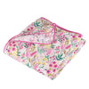 Catherine Lansfield Tilly Floral Reversible 220cm x 230cm Bedspread Set Pink