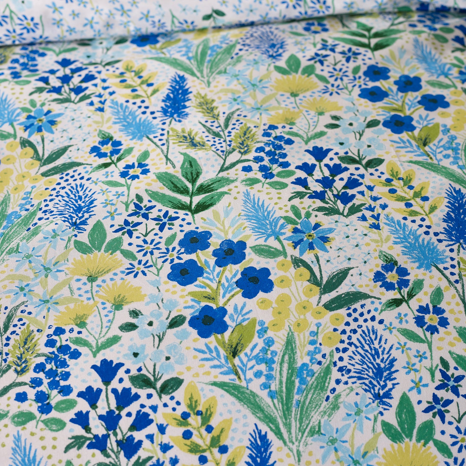 Catherine Lansfield Tilly Floral Reversible Duvet Cover Bedding Set Blue