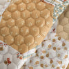 Catherine Lansfield Floral Patchwork 220cm x 230cm Bedspread Set Natural