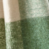 Catherine Lansfield Faux Mohair 130cm x 170cm Check Throw Green