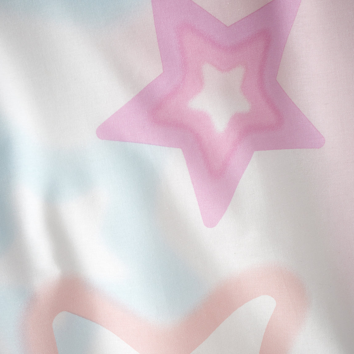 Catherine Lansfield Ombre Star Duvet Cover Bedding Set White